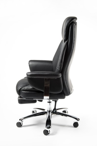 Кресло руководителя NORDEN ПАРЛАМЕНТ ЧЁРНАЯ КОЖА 