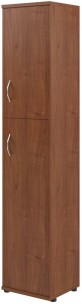 Шкаф колонка с глухой малой и средней дверьми СУ-1.8(R) Орех Французcкий 406*365*1975