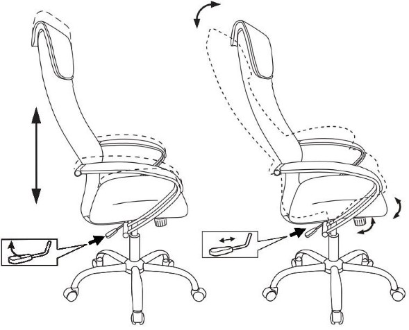 Кресло руководителя Бюрократ CH-607SL