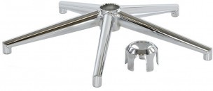 Крестовина S-9 пятилучье для кресла хром D-500mm с колесами